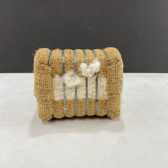 Vintage Cotton Mini Bale Salesman Sample By Calcot Advertising - Picture 4 of 10